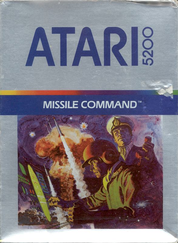 Missile Command box art for Atari 5200
